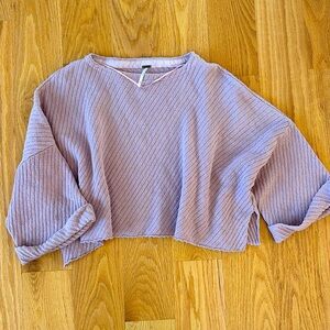 Free People | Drapey Wide Neck Bell Sleeve Bat Wing Sweater - XS